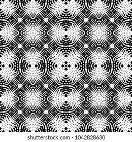Engraving abstract endless monochrome pattern. Texture for certificate or diploma, currency and money design. Single-leaf woodcut, xylography, printmaking. Vector Illustration
