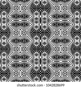 Engraving abstract endless monochrome pattern. Texture for certificate or diploma, currency and money design. Single-leaf woodcut, xylography, printmaking. Vector Illustration