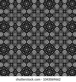 Engraving abstract endless monochrome pattern. Texture for certificate or diploma, currency and money design. Single-leaf woodcut, xylography, printmaking. Vector Illustration