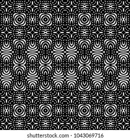 Engraving abstract endless monochrome pattern. Texture for certificate or diploma, currency and money design. Single-leaf woodcut, xylography, printmaking. Vector Illustration