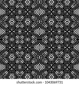 Engraving abstract endless monochrome pattern. Texture for certificate or diploma, currency and money design. Single-leaf woodcut, xylography, printmaking. Vector Illustration