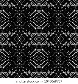 Engraving abstract endless monochrome pattern. Texture for certificate or diploma, currency and money design. Single-leaf woodcut, xylography, printmaking. Vector Illustration