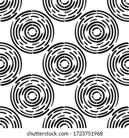 Grabando. Fondo transparente en blanco y negro. Ornamento étnico boho.Fondo impecable. Motivo tribal. Ilustración vectorial para diseño web o impresión.