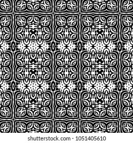 Engraving endless abstract monochrome pattern. Texture for certificate or diploma, currency and money design. Single-leaf woodcut, xylography, printmaking. Vector Illustration