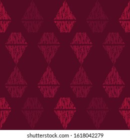 Engraving. Ethnic boho ornament. Seamless pattern. Tribal motif. Vector illustration for web design or print.