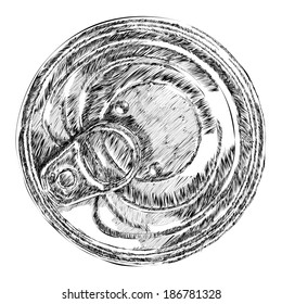 engraving monochrome bank label sketch. Vector illustration.