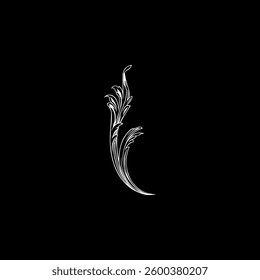 Engraving ornament, Vintage Baroque Victorian Border, Arabesque Frame, Ornate Damask, can use for Decoration, Interior, Wallpaper, Motif Pattern or Graphic Design Element. Vector Illustration