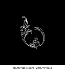 Engraving ornament, Vintage Baroque Victorian Border, Arabesque Frame, Ornate Damask, can use for Decoration, Interior, Wallpaper, Motif Pattern or Graphic Design Element. Vector Illustration