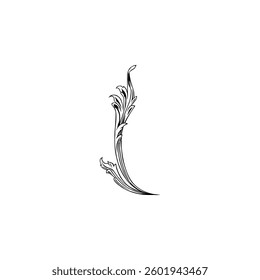 Engraving ornament, Vintage Baroque Victorian Border, Arabesque Frame, Ornate Damask, can use for Decoration, Interior, Wallpaper, Motif Pattern or Graphic Design Element. Vector Illustration