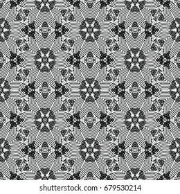 Engraving pattern. Hexagonal symmetry. Abstract texture for certificate or diploma, currency and money design. Single-leaf woodcut, xylography, printmaking. Vector Illustration