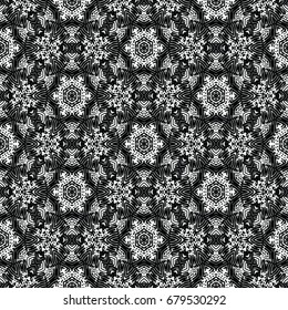 Engraving pattern. Hexagonal symmetry. Abstract texture for certificate or diploma, currency and money design. Single-leaf woodcut, xylography, printmaking. Vector Illustration