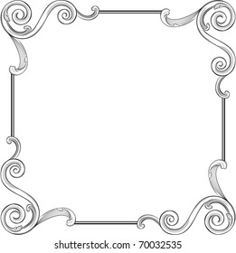 Engraving pattern of nice frame