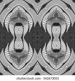 Engraving pattern. The protective layer for banknotes, diplomas and certificates. Vector illustration