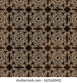 Engraving. Seamless pattern of hand drawn linear hatching. Old paper. Vector illustration for web design or print.