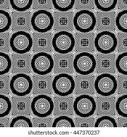Engraving seamless pattern. Print, cloth design, wallpaper. Vector illustration.