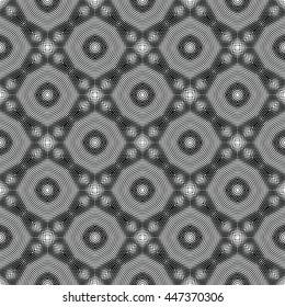 Engraving seamless pattern. Print, cloth design, wallpaper. Vector illustration.