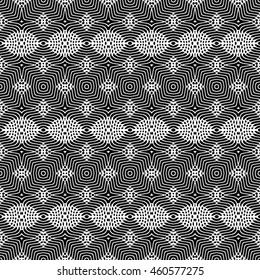 Engraving seamless pattern. Print, cloth design, wallpaper. Vector illustration.