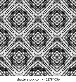 Engraving seamless pattern. Print, cloth design, wallpaper. Vector illustration.