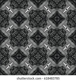 Engraving seamless pattern. Print, cloth design, wallpaper. Vector illustration.