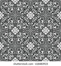 Engraving seamless pattern. Print, cloth design, wallpaper. Vector illustration.