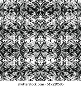 Engraving seamless pattern. Print, cloth design, wallpaper. Vector illustration.
