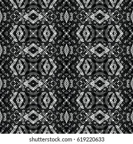 Engraving seamless pattern. Print, cloth design, wallpaper. Vector illustration.