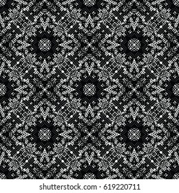 Engraving seamless pattern. Print, cloth design, wallpaper. Vector illustration.