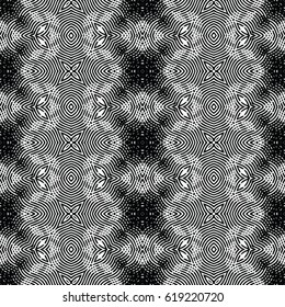Engraving seamless pattern. Print, cloth design, wallpaper. Vector illustration.