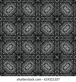 Engraving seamless pattern. Print, cloth design, wallpaper. Vector illustration.