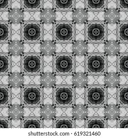Engraving seamless pattern. Print, cloth design, wallpaper. Vector illustration.