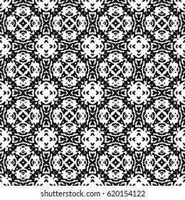 Engraving seamless pattern. Print, cloth design, wallpaper. Vector illustration.
