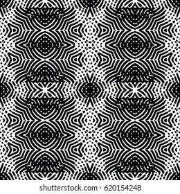 Engraving seamless pattern. Print, cloth design, wallpaper. Vector illustration.