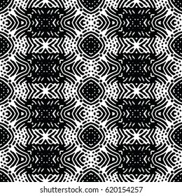 Engraving seamless pattern. Print, cloth design, wallpaper. Vector illustration.