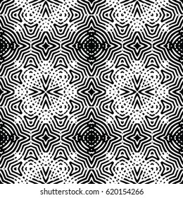 Engraving seamless pattern. Print, cloth design, wallpaper. Vector illustration.