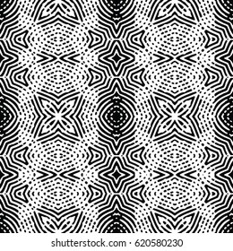 Engraving seamless pattern. Print, cloth design, wallpaper. Vector illustration.
