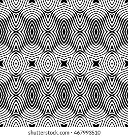 Engraving seamless pattern. The protective layer for banknotes, diplomas and certificates. Vector illustration