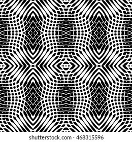 Engraving seamless pattern. The protective layer for banknotes, diplomas and certificates. Vector illustration