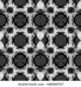 Engraving seamless pattern. The protective layer for banknotes, diplomas and certificates. Vector illustration