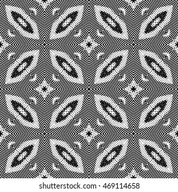Engraving seamless pattern. The protective layer for banknotes, diplomas and certificates. Vector illustration