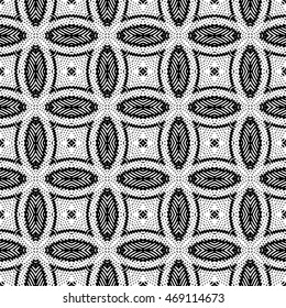 Engraving seamless pattern. The protective layer for banknotes, diplomas and certificates. Vector illustration