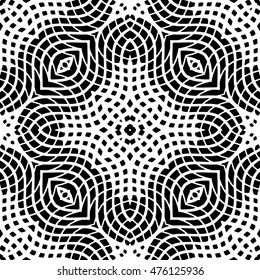 Engraving seamless pattern. The protective layer for banknotes, diplomas and certificates. Vector illustration