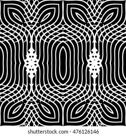 Engraving seamless pattern. The protective layer for banknotes, diplomas and certificates. Vector illustration