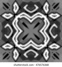 Engraving seamless pattern. The protective layer for banknotes, diplomas and certificates. Vector illustration