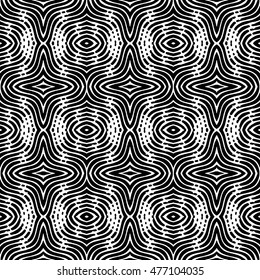 Engraving seamless pattern. The protective layer for banknotes, diplomas and certificates. Vector illustration