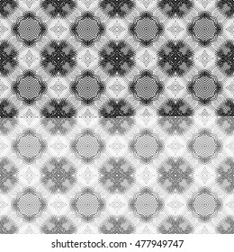 Engraving seamless pattern. The protective layer for banknotes, diplomas and certificates. Vector illustration