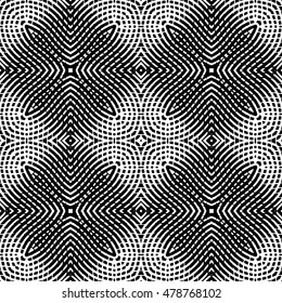 Engraving seamless pattern. The protective layer for banknotes, diplomas and certificates. Vector illustration