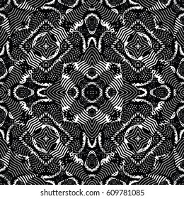 Engraving seamless pattern. The protective layer for banknotes, diplomas and certificates. Vector illustration