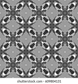 Engraving seamless pattern. The protective layer for banknotes, diplomas and certificates. Vector illustration