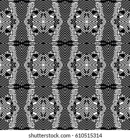 Engraving seamless pattern. The protective layer for banknotes, diplomas and certificates. Vector illustration