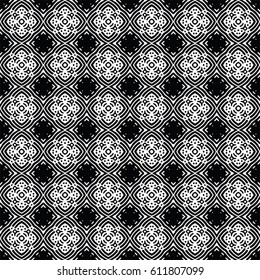Engraving seamless pattern. The protective layer for banknotes, diplomas and certificates. Vector illustration